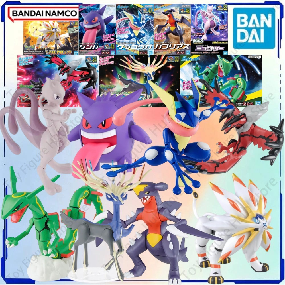 Model Kit Rayquaza - Figuras de Modelo Pokémon Originais BANDAI,