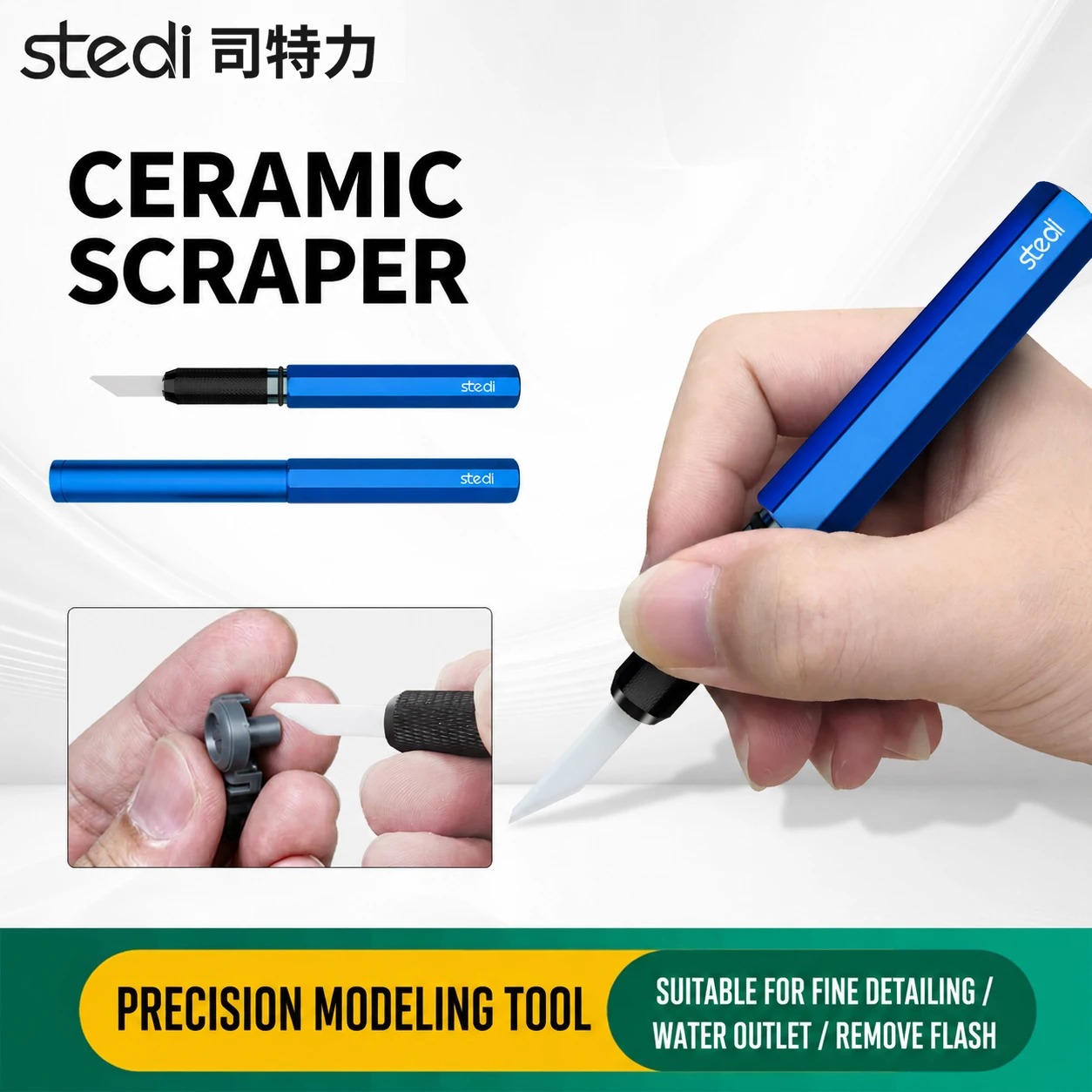 Seam Scraper Tool - Raspador Cerâmico Stedi MS-39M para Remoção