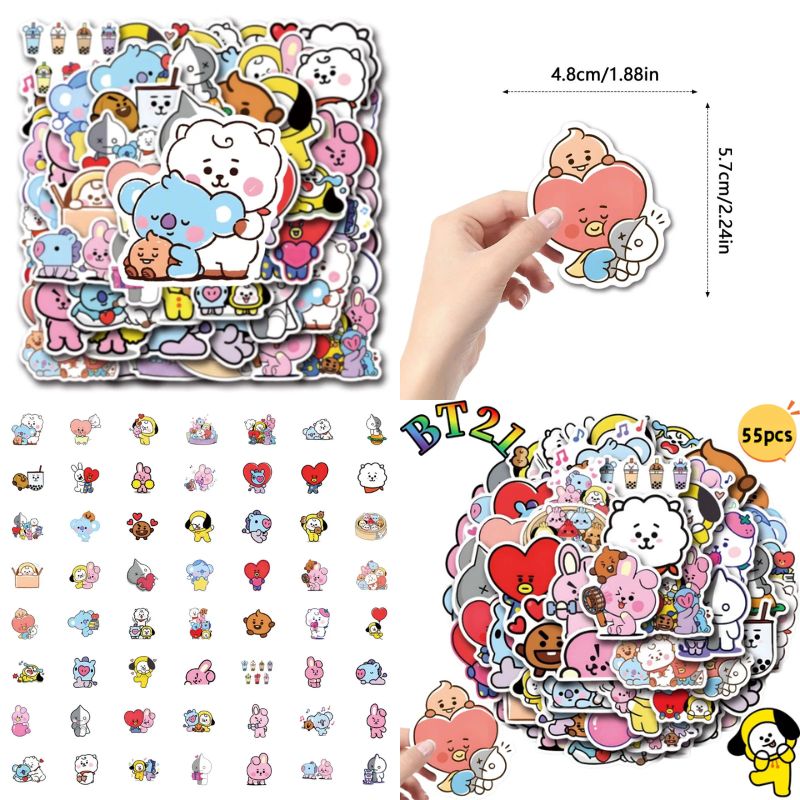 Model Kit Game - Adesivos BT 2 1 Chimmy Cooky
