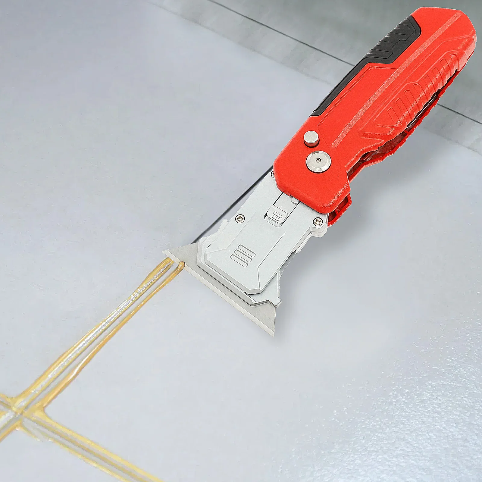 Seam Scraper Tool - Adesivo remover raspador dobrável pá cola