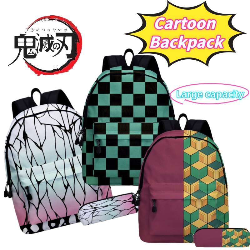 Model Kit Demon Slayer - Mochila leve para estudantes Demon Slayer