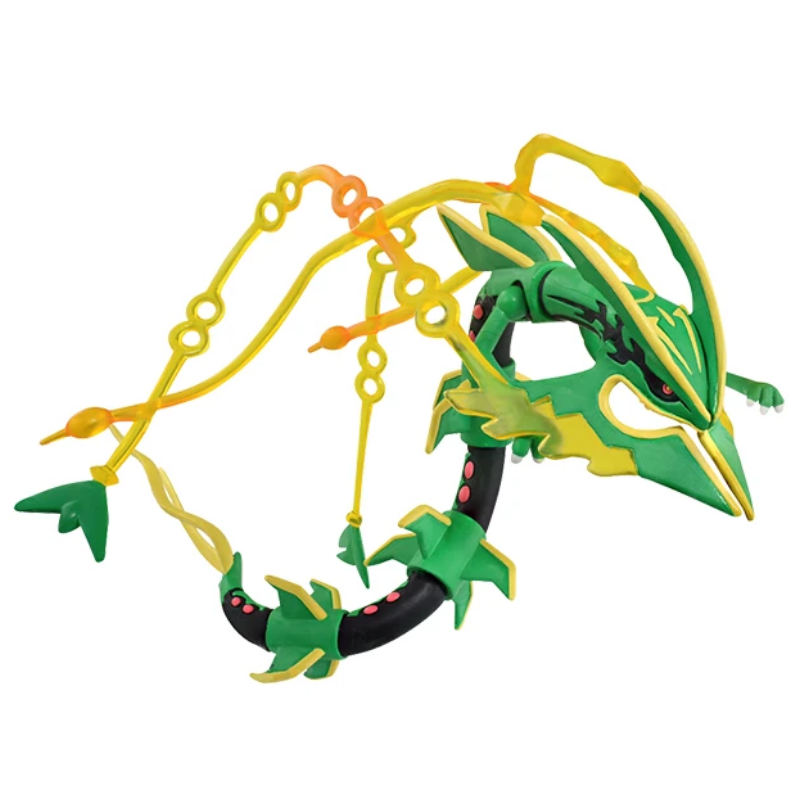 Model Kit Rayquaza - Tomy figuras pokémon de edição limitada,