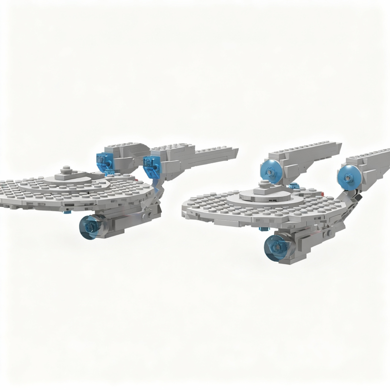 Model Kit Uss Enterprise - NOVO Kit de Blocos de Montar