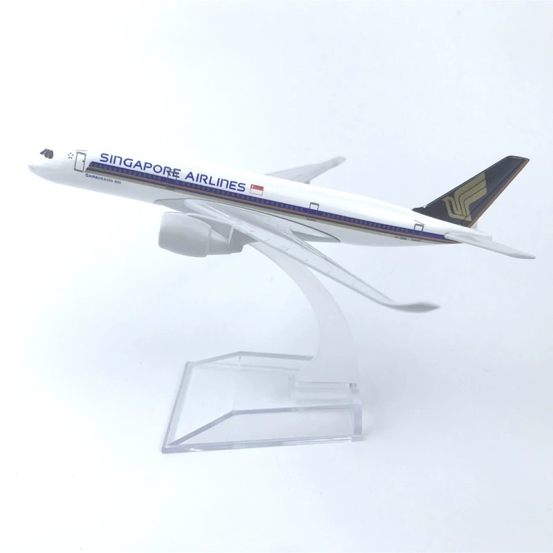 Model Kit Singapore - Modelo de avião de 16cm, réplica