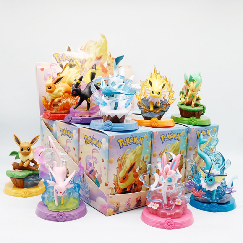 Model Kit Pokemon - Boneco de Ação Pokémon Estilo 8,