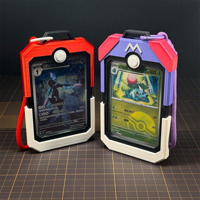 Model Kit Pokemon - Capa Vertical para Cartas Poke Ball,