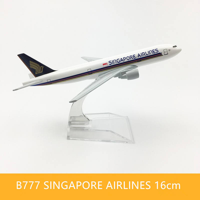 Model Kit Singapore - Modelo de Avião Miniatura de Metal