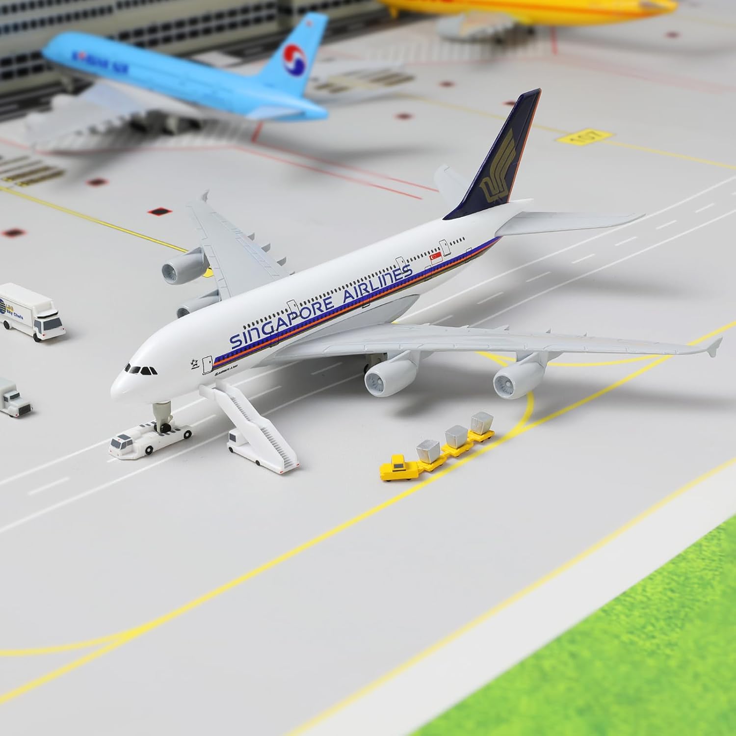 Model Kit Singapore - Modelo de Avião A380 de Metal