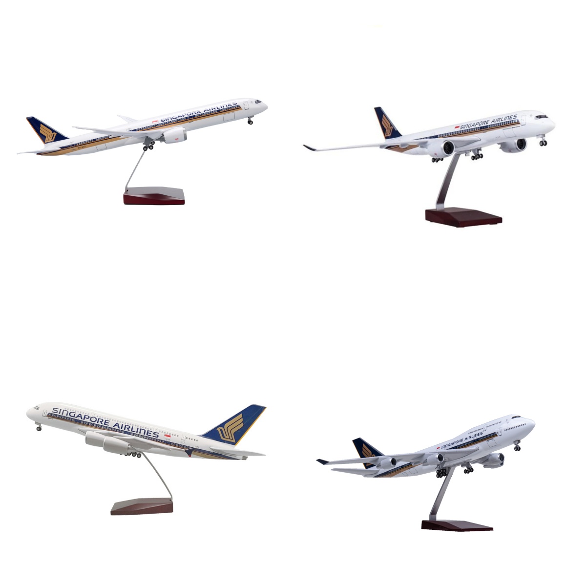 Model Kit Singapore - Modelo de avião de 47cm da