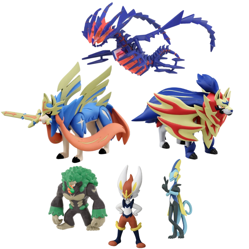 Model Kit Rayquaza - TOMY-Figuras Pokemon Originais para Crianças, Brinquedos