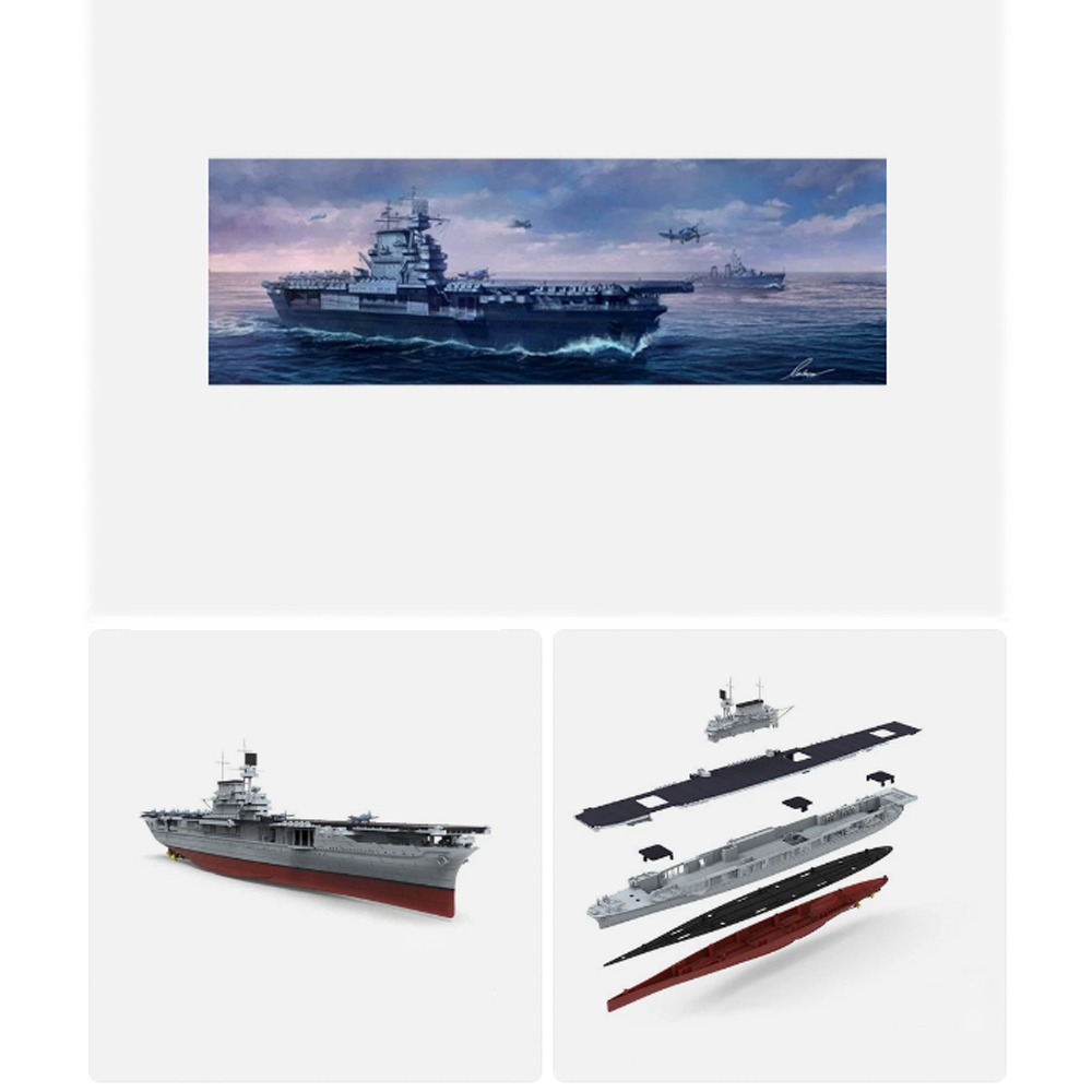 Model Kit Uss Enterprise - Meng PS005 Escala 1/48 Porta-Aviões da