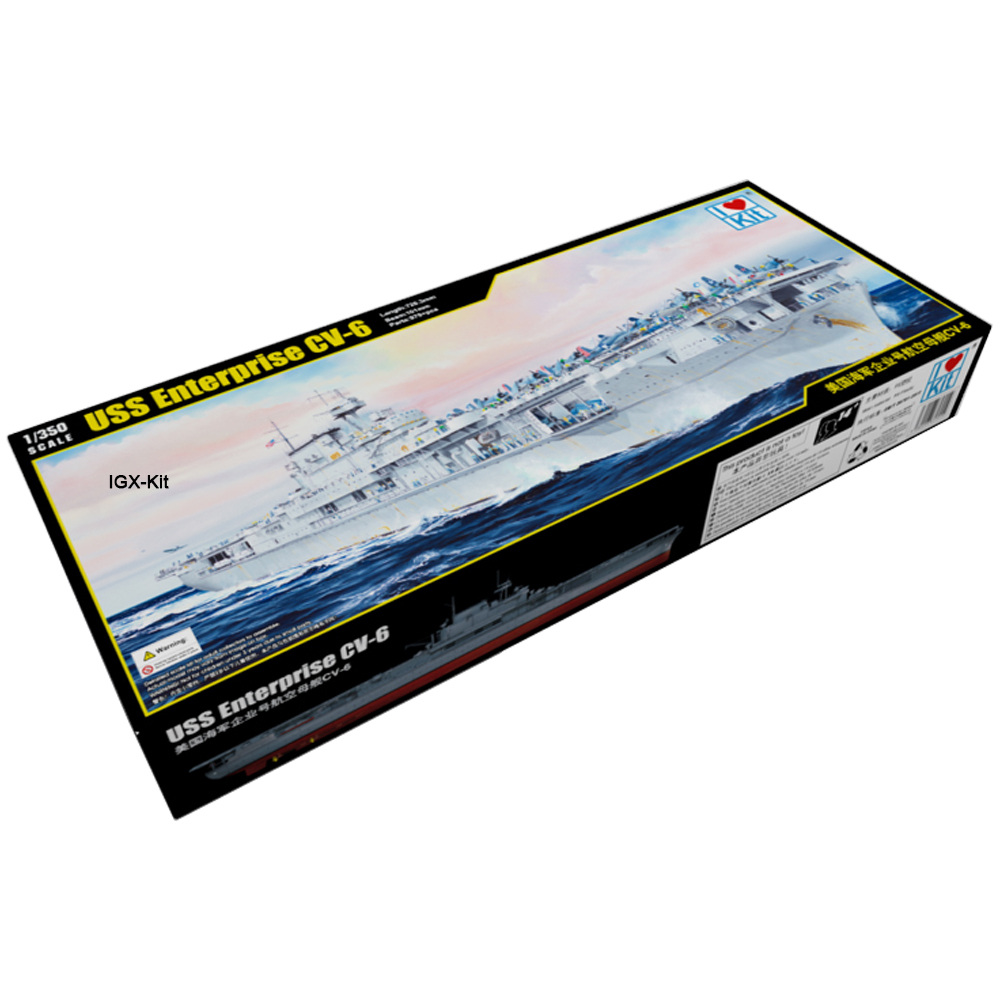 Model Kit Uss Enterprise - MERiT 65302 Escala 1/350 USS CV6