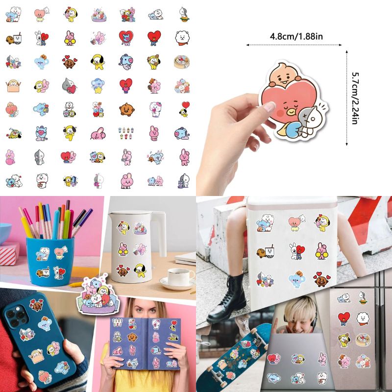 Adesivos BT 2 1 Chimmy Cooky K - Model Kit Game avaliação e preço
