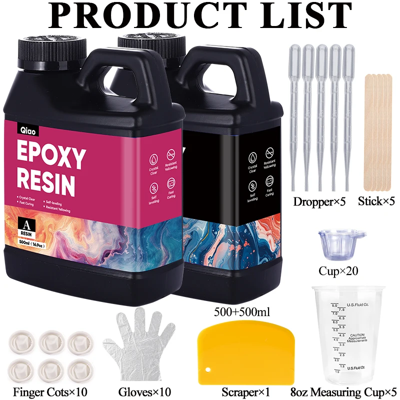 Kit de Resina Epóxi Cristalina - Resin Kit Cast avaliação e preço
