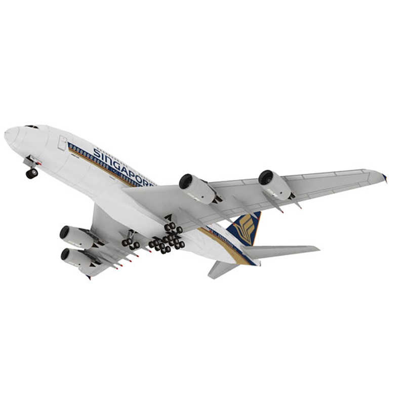 Paper Model Airbus A380 Passen - Model Kit Singapore avaliação e preço