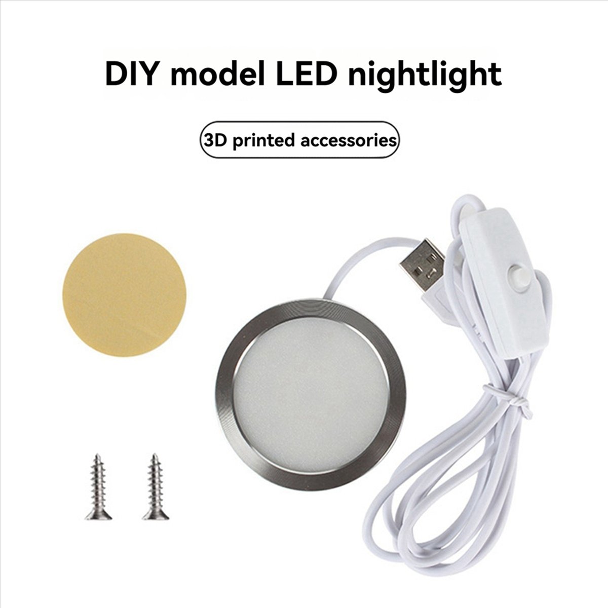 BaoBao- 3X DIY LED Night Light - Model Kit Led avaliação e preço