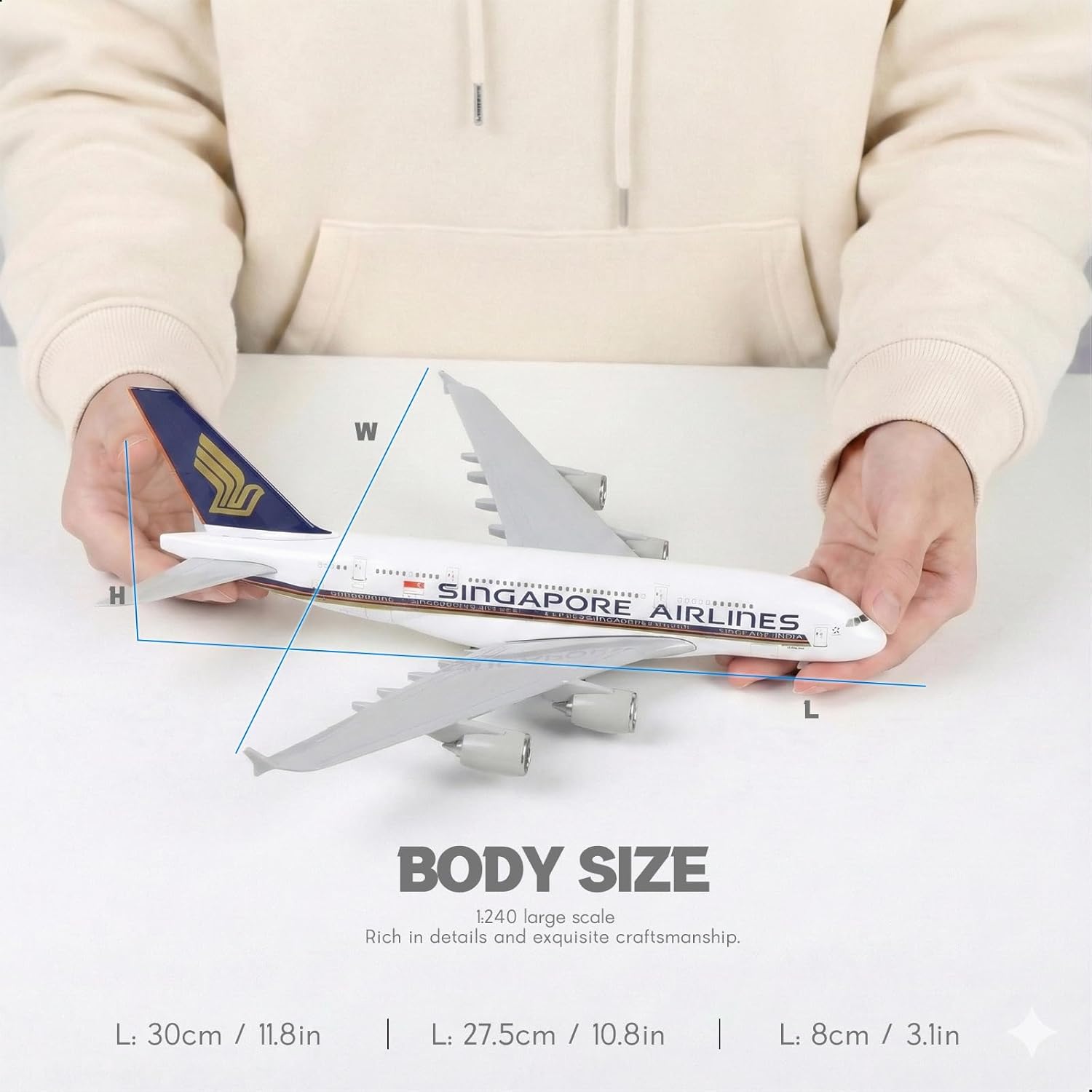 Kit de Modelo de Avião A380 de - Model Kit Singapore avaliação e preço