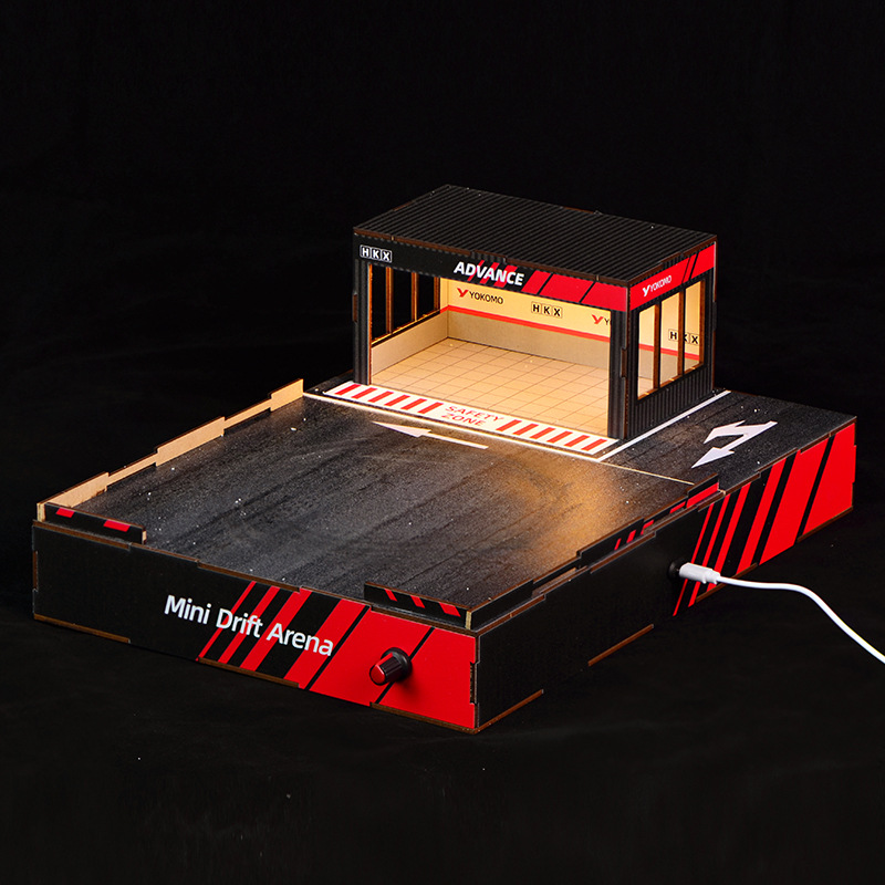 Diorama de Pista de Drift DIY  - Model Kit Led avaliação e preço