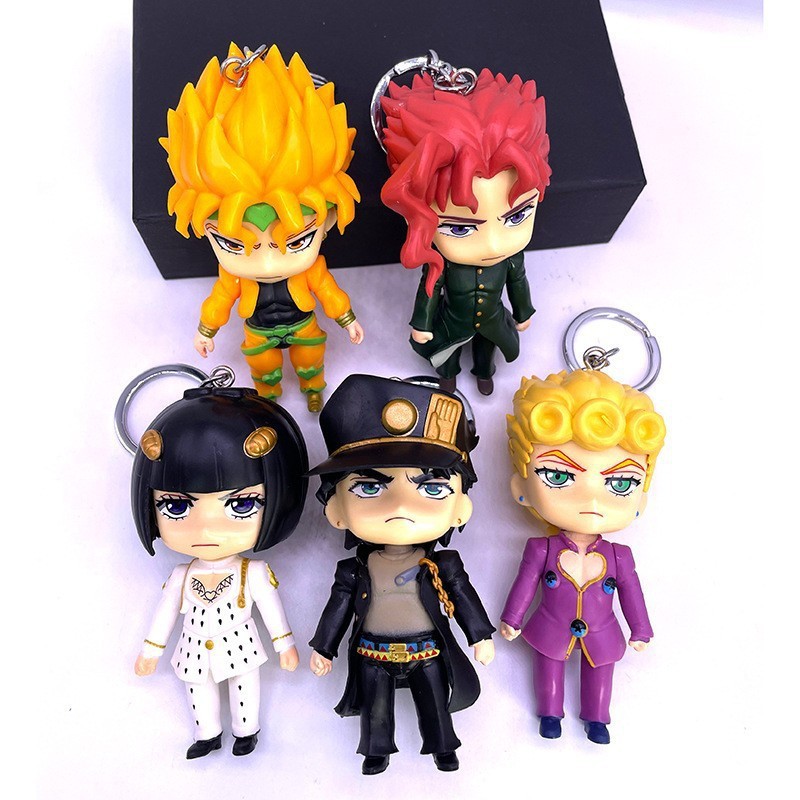 5 pçs/set anime jojos aventura - Model Kit Jojo avaliação e preço