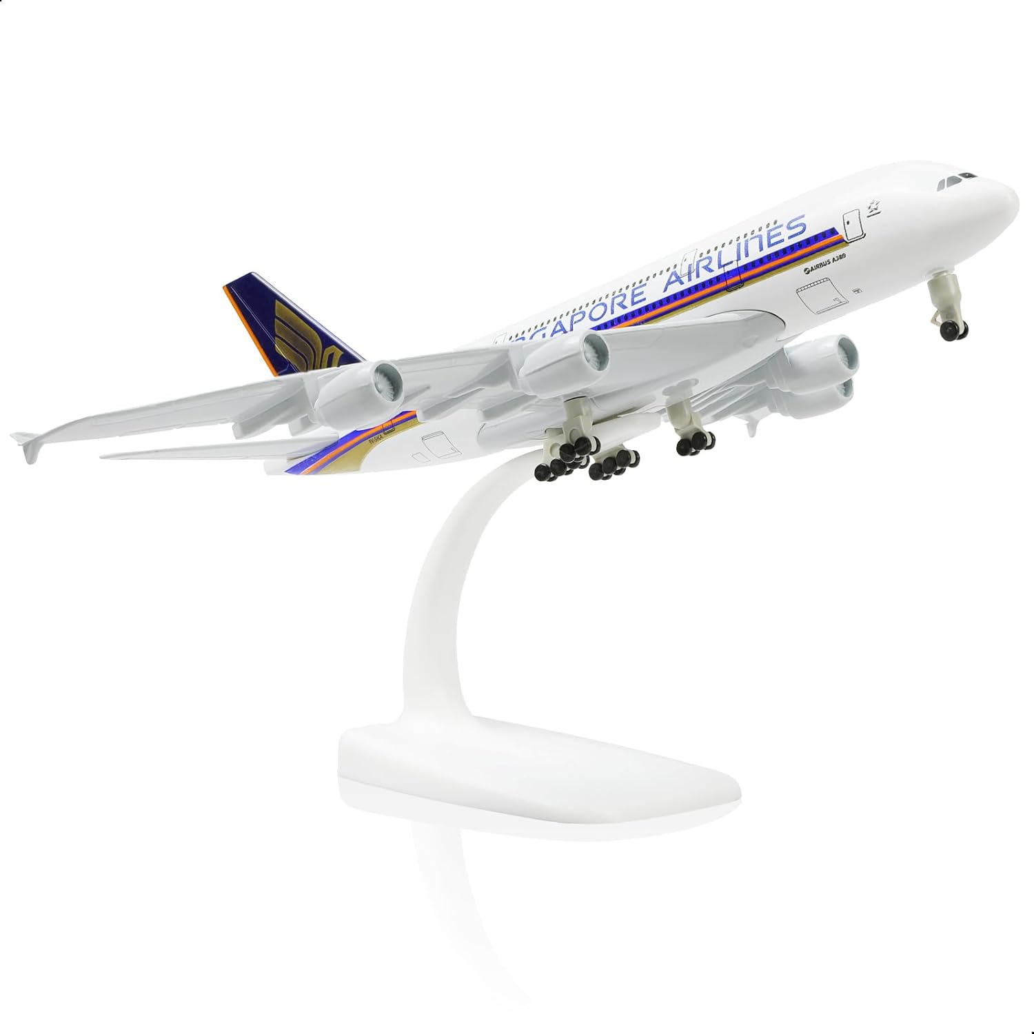 Modelo de Avião A380 de Metal  - Model Kit Singapore avaliação e preço