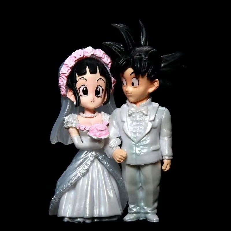 Son goku e chichi casamento ma - Model Kit Zoid avaliação e preço