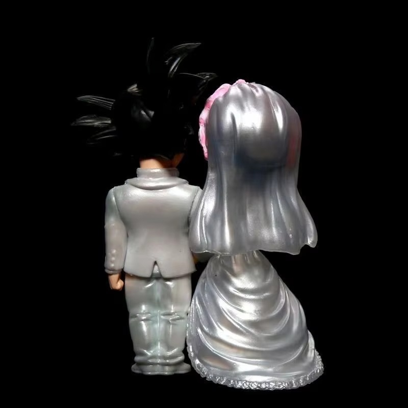 Son goku e chichi casamento ma - Model Kit Zoid avaliação e preço