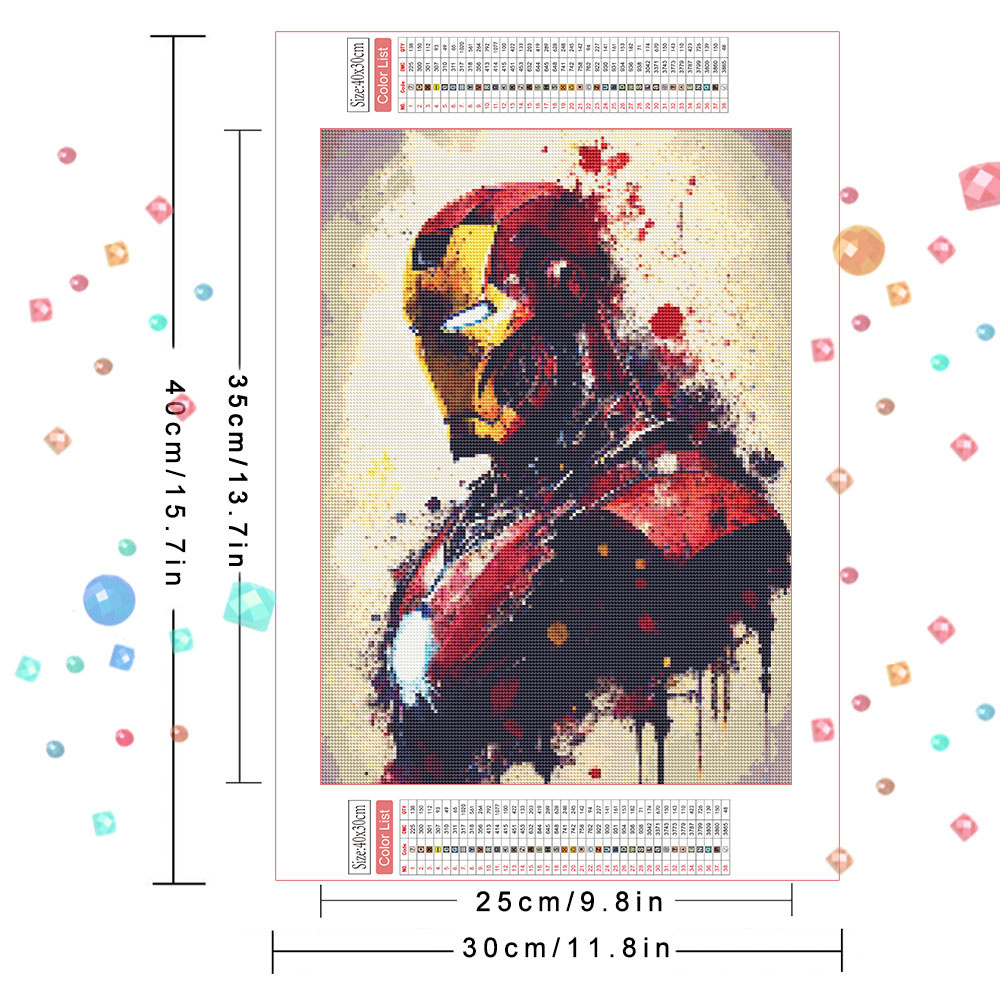 Conjunto de Pintura em Diamant - Model Kit Iron Man avaliação e preço