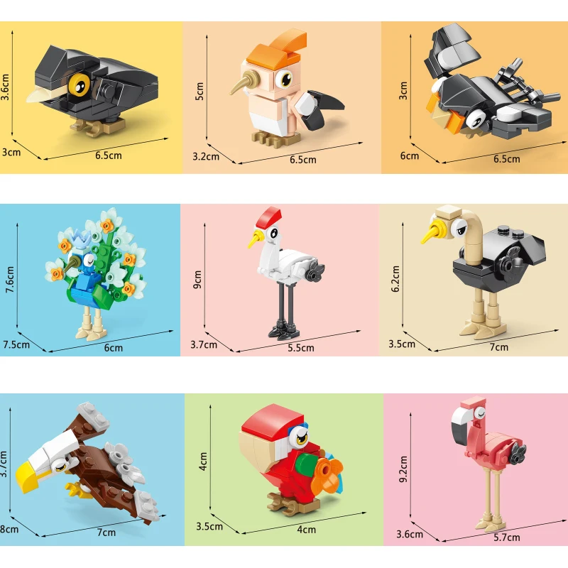 Kit de Blocos de Montar Animai - Model Kit For Girls avaliação e preço