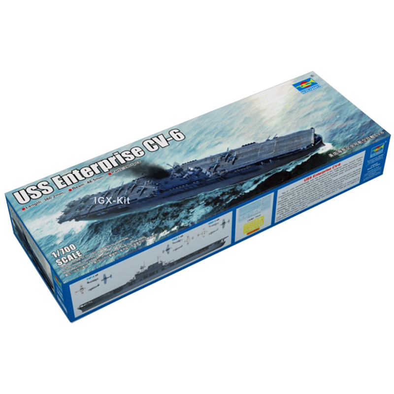 Trumpeter 06708 1/700 USS Ente - Model Kit Uss Enterprise avaliação e preço