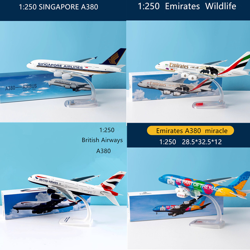 1:250 Modelo Singapura A380/Am - Model Kit Singapore avaliação e preço
