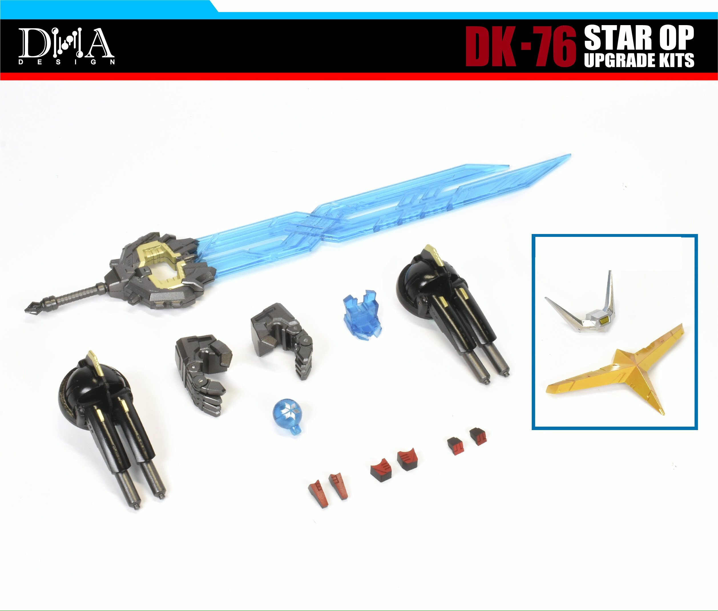 Kit de atualização DNA DK-76 p - Model Kit Transformers avaliação e preço