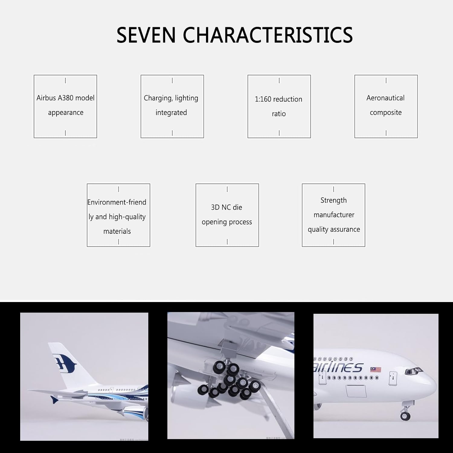 Escala 1:160 Malaysia Airlines - Resin Kit Cast avaliação e preço