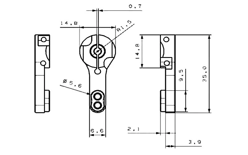 Neebrc 25t rc servo chifre con - Frame Model Kit avaliação e preço